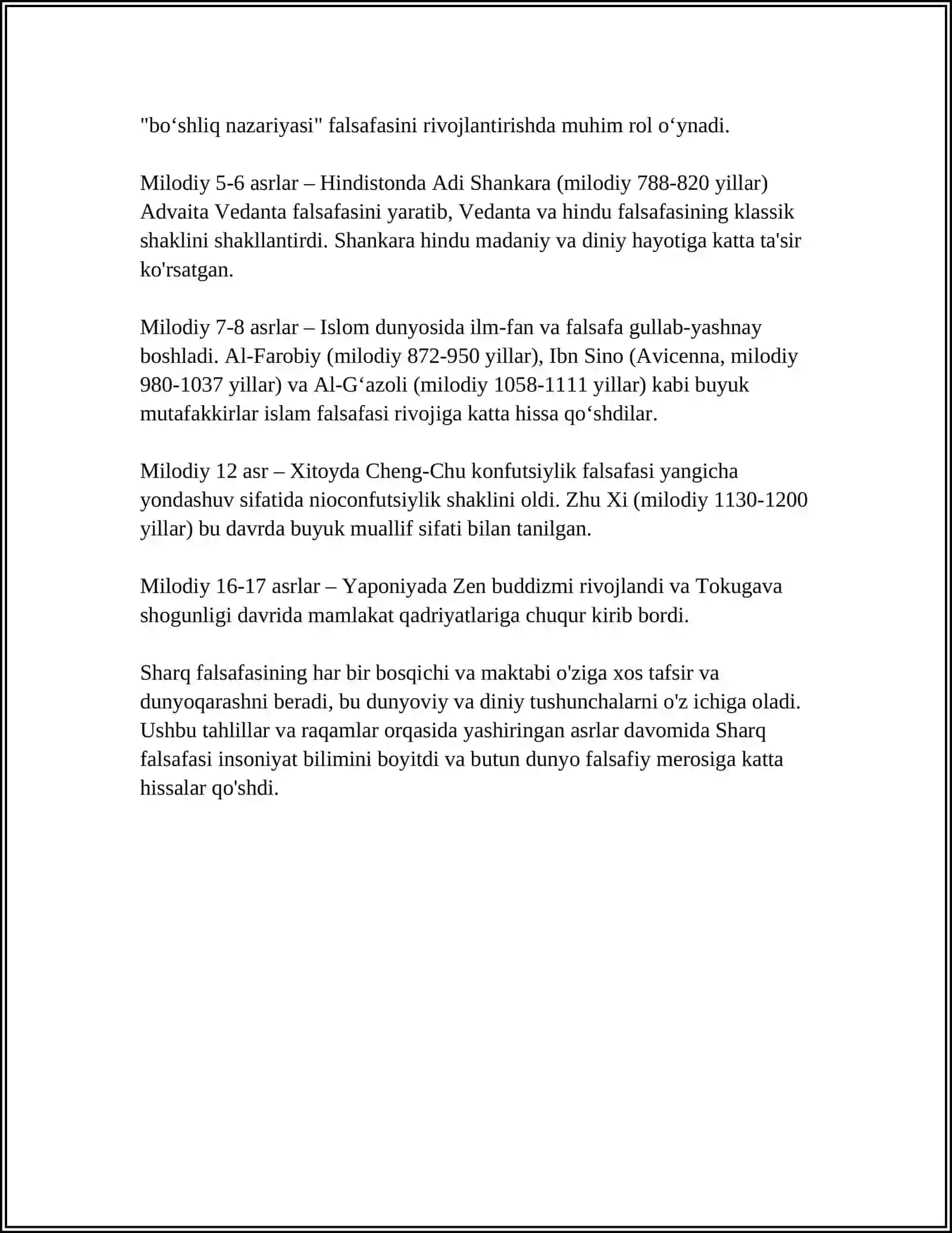 Sharq Falsafasi Tarixi 4