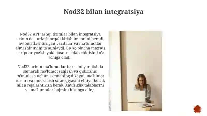Nod 32 dasturi bilan ishlash va uning bazasini yaratish 4