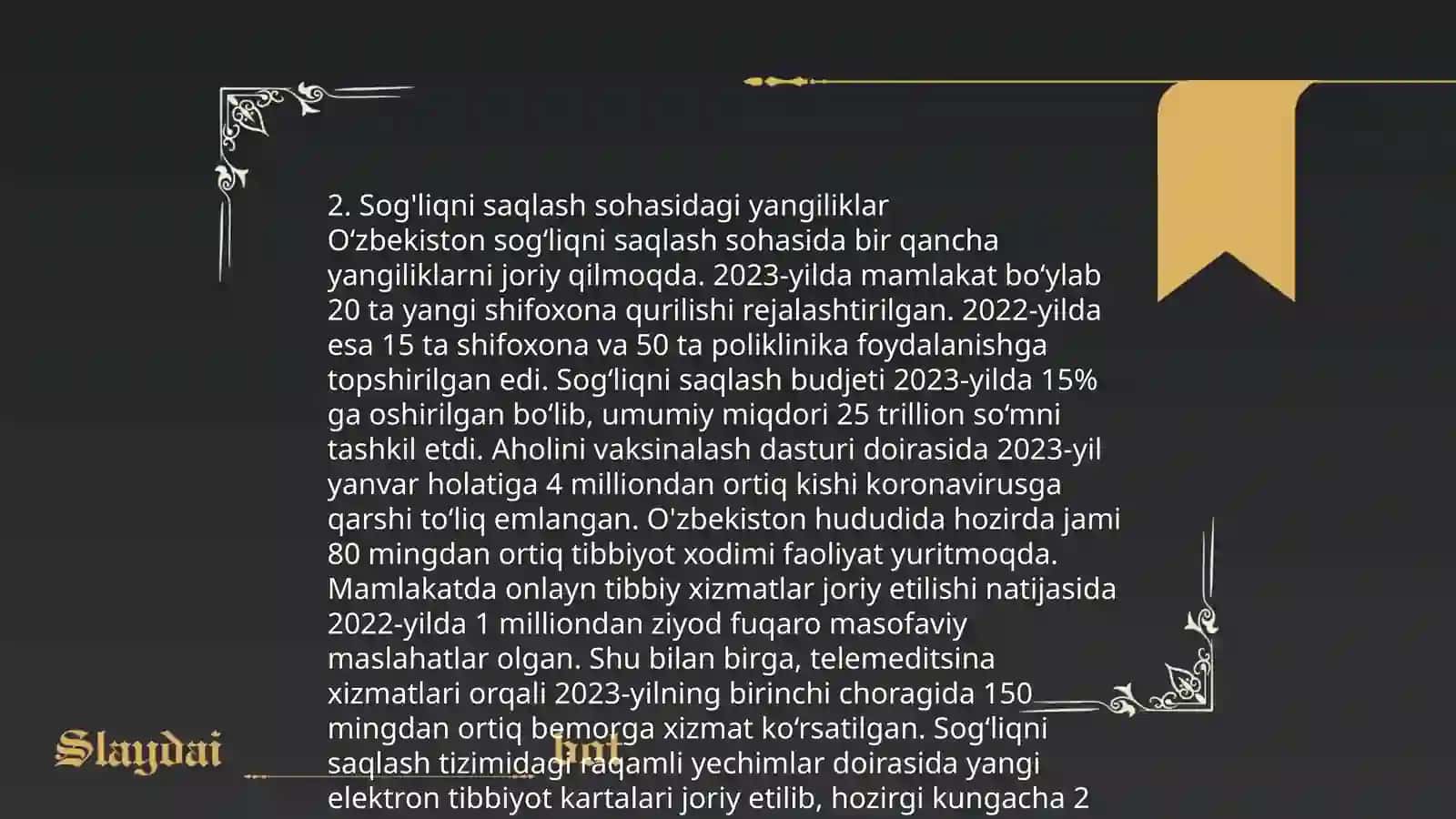 Ta'lim tizimidagi islohotlar 4