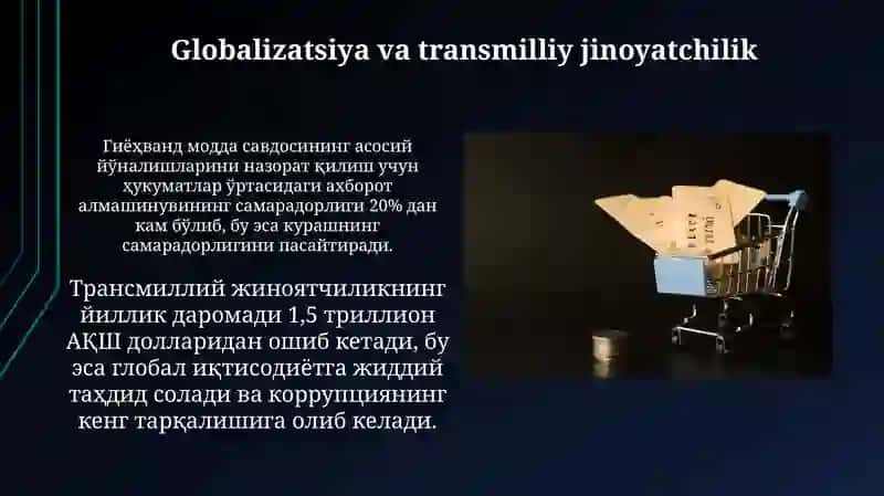Zamonaviy Dunyoda Narko Kartelini Barpo Etishning O'ziga Xos Xususiyatlari 4