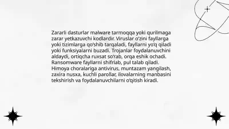 Tarmoq xavfsizligi bilan ishlash asoslari 4