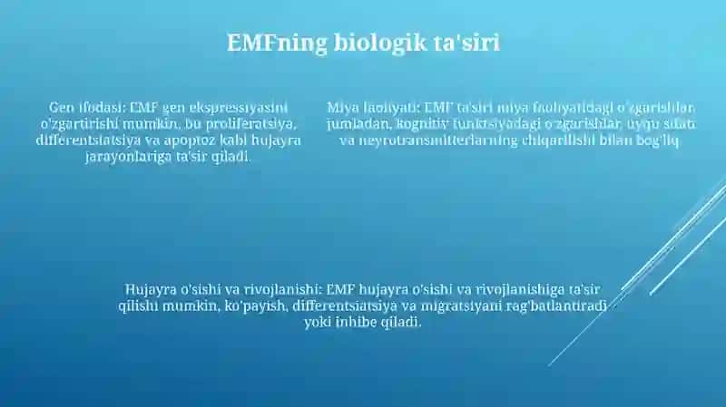 Elektromagnit Maydonning Organizmga Ta'Siri 4