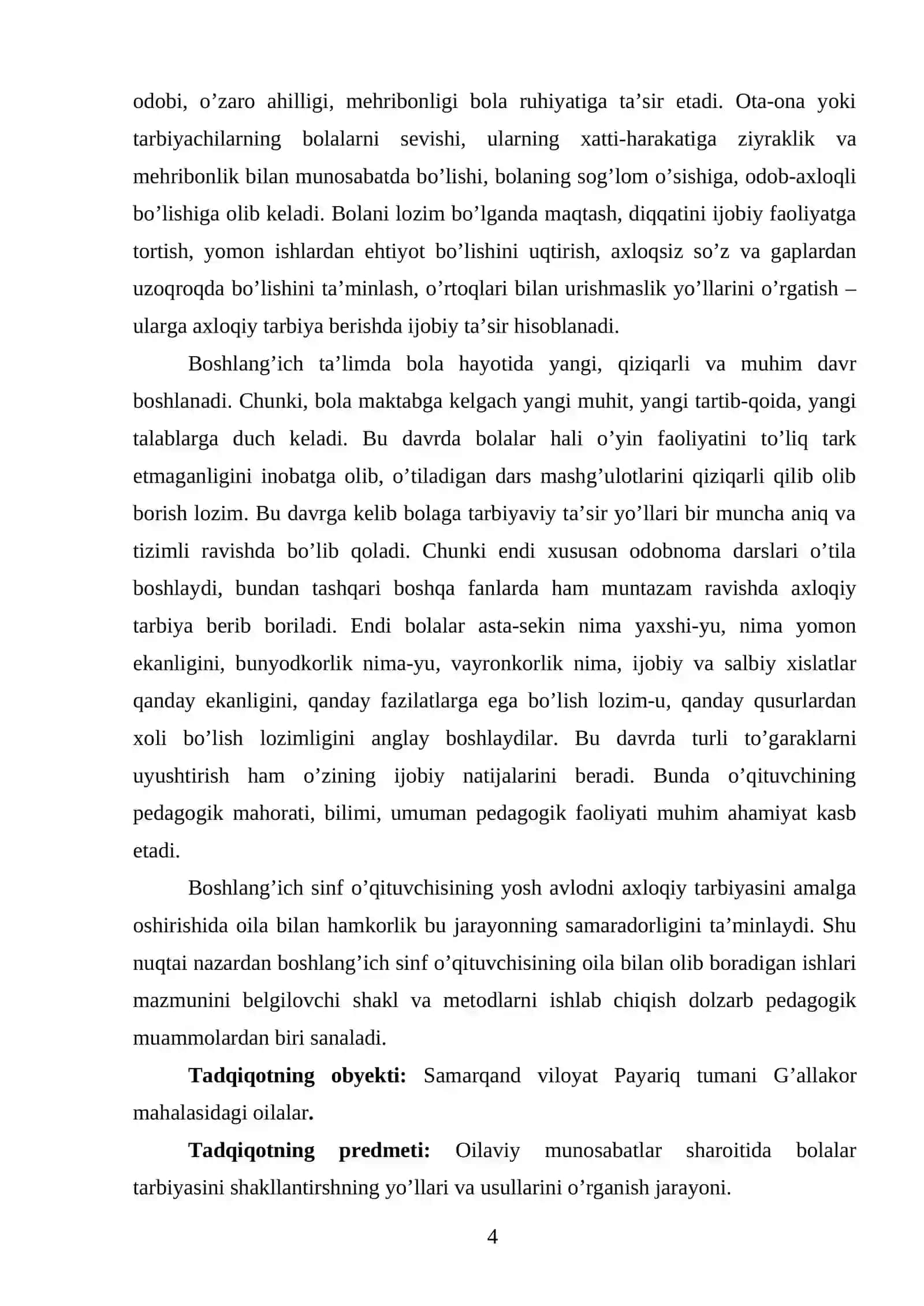 OILA VA MAKTAB O’RTASIDAGI PEDAGOGIKPSIXOLOGIK HAMKORLIK FAOLIYaTI 4