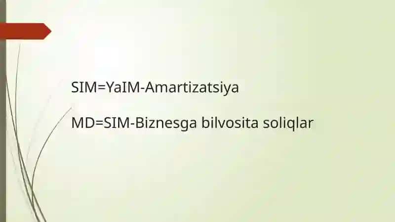 Milliy hisobchilik tizimidagi boshqa ko'rsatkichlar 4