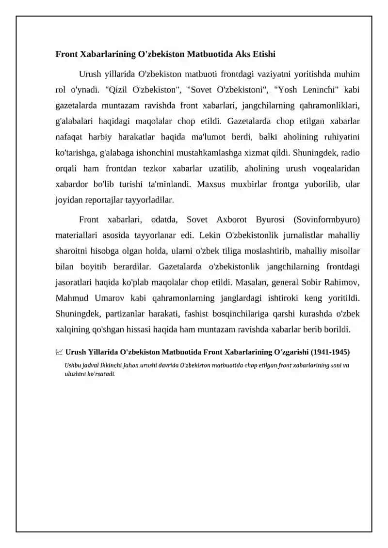 Ikkinchi jahon urushi yillarida oʻzbek publitsistikasi 4