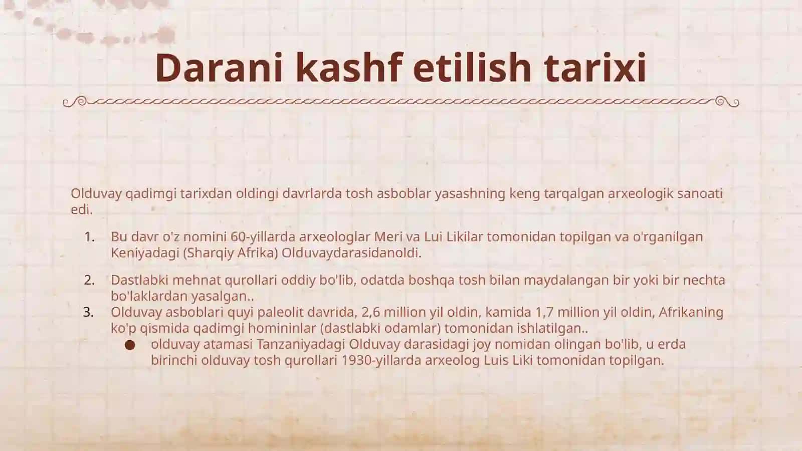 Olduvay madaniyati 4