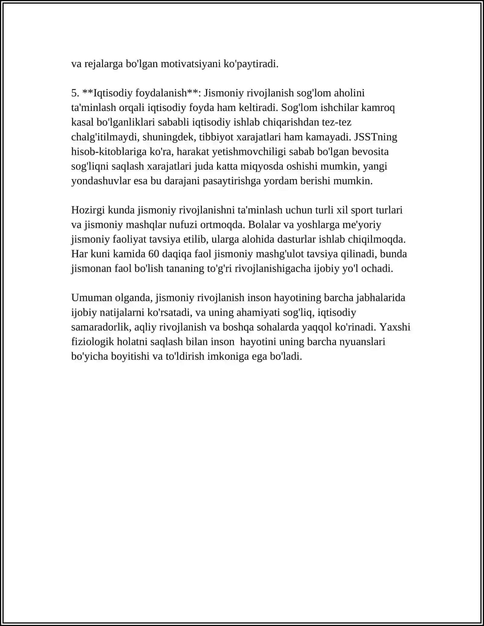 JISMONIY RIVOJLANISHNI ORGANISH USULLARI 4