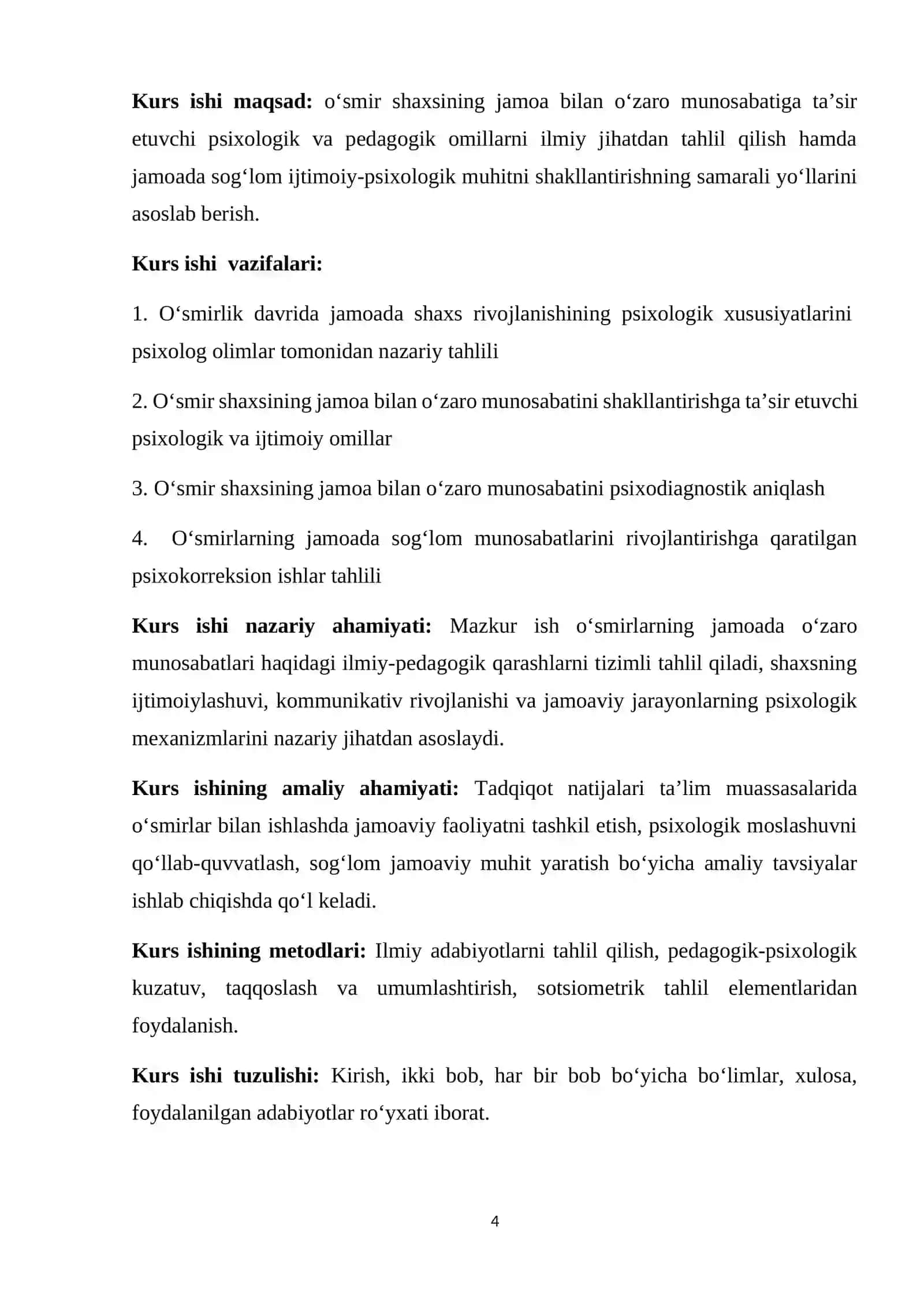 O‘smir shaxsining jamoa bilan o‘zaro munosabatining xususiyatlari 4