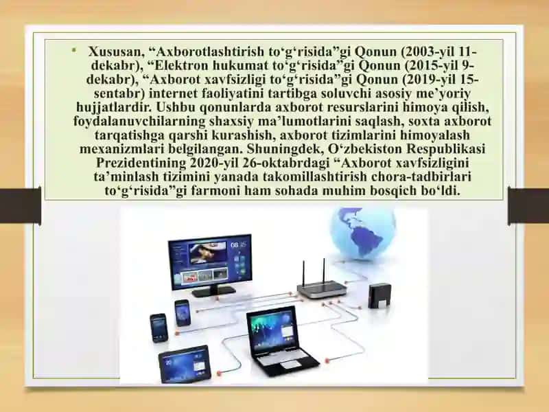 Internet tarmog’ida amalga oshiriladigan huquqbuzarliklar va ularga qarshi kurashish 4