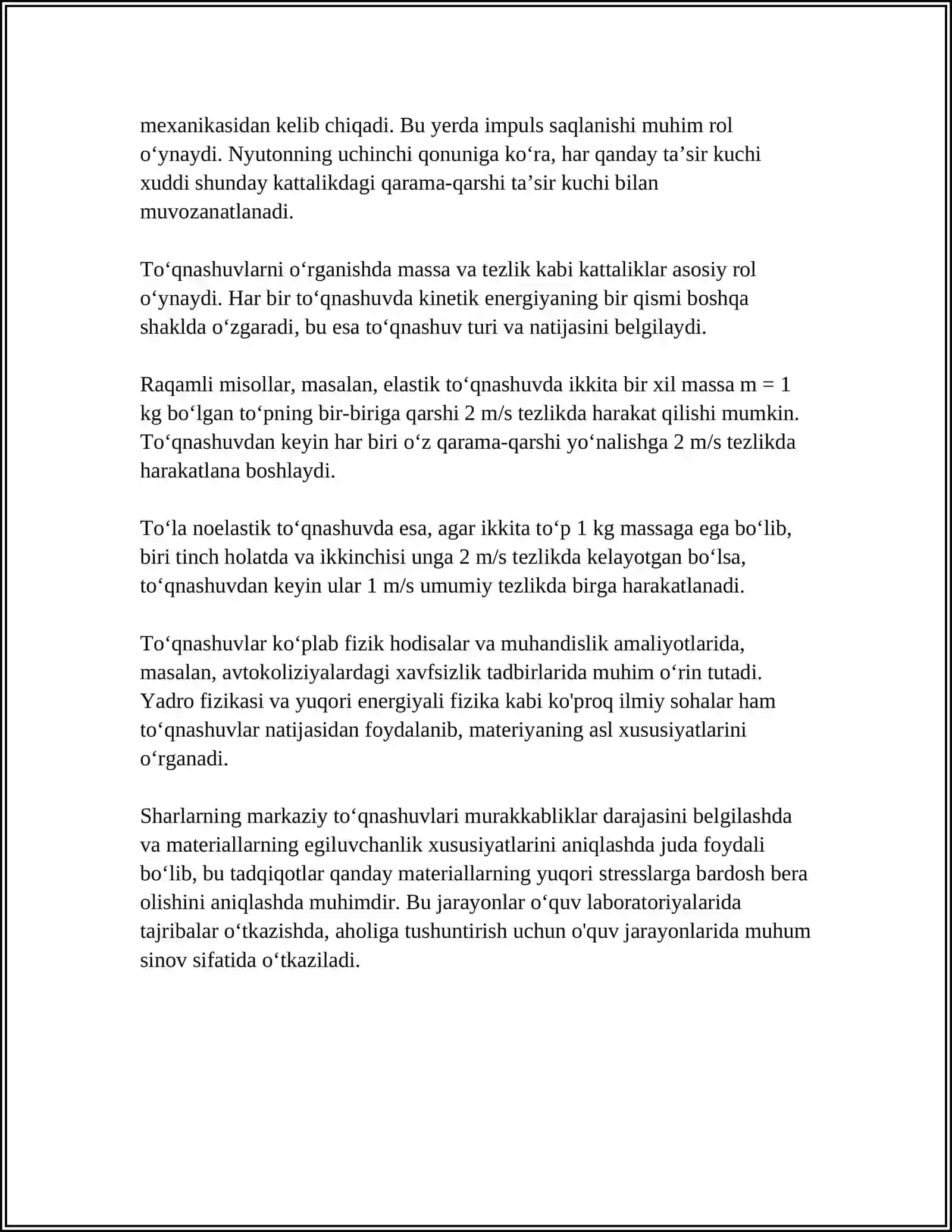 SHARLARNING MARKAZIY TOʻQNASHUVI 4