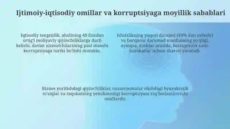 Korrupsiyaga oid huquqbuzarlik sodir etgan shaxslarning Kriminologik tavsifi 4