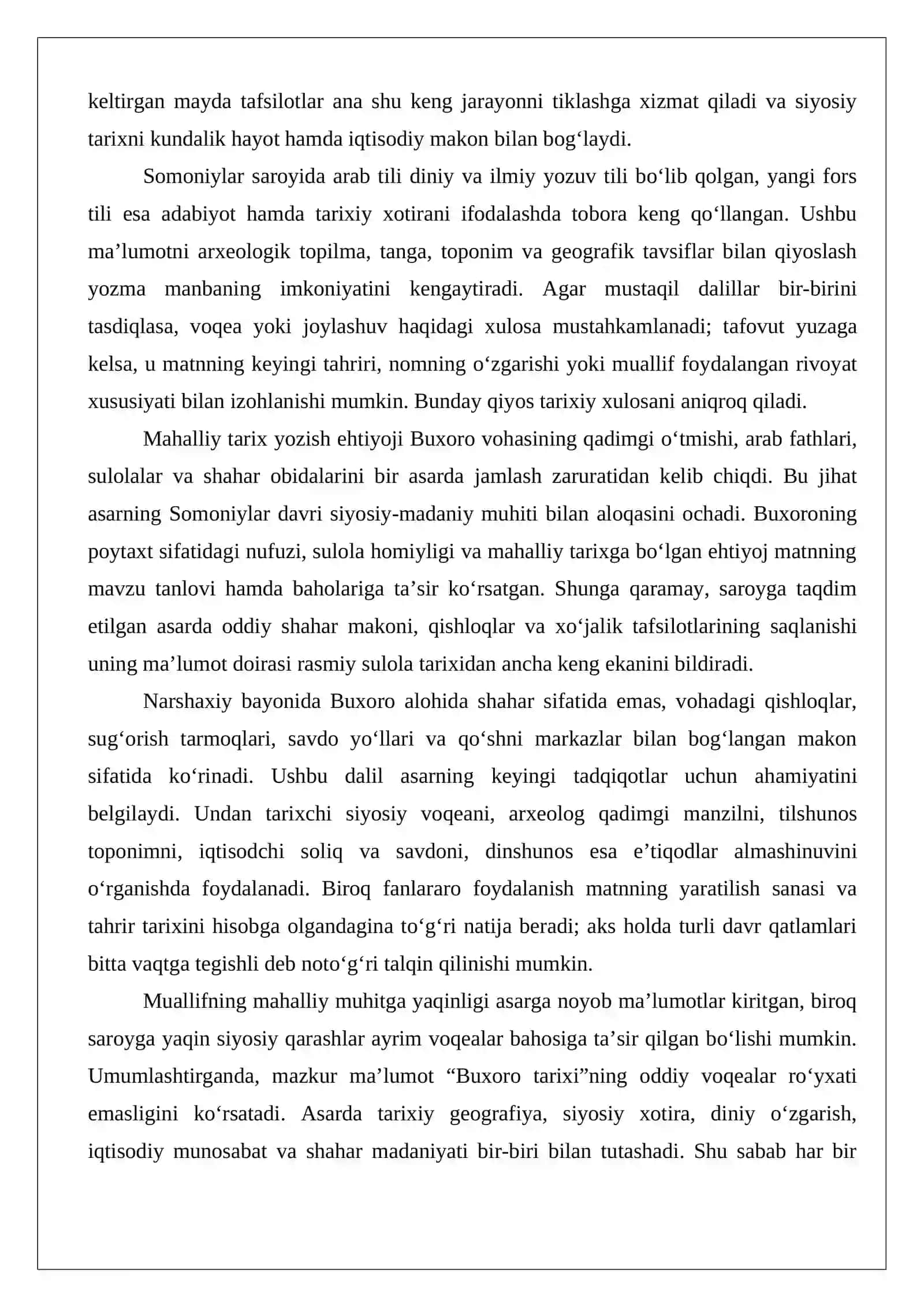 Abu Bakr Narshaxiy "Buxoro tarixi" 4