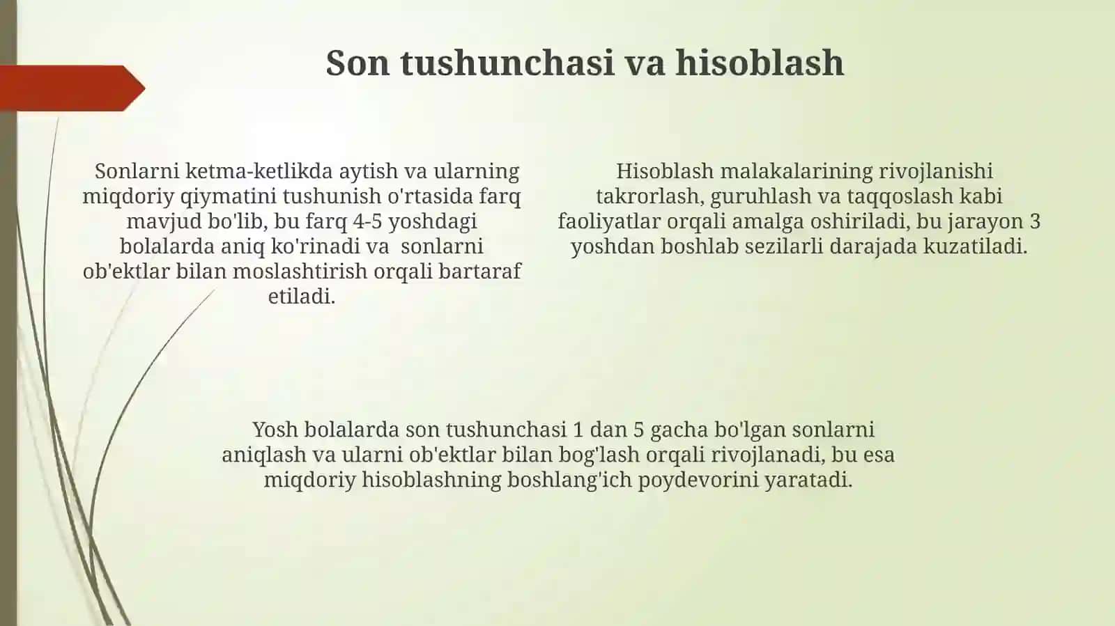 Maktabgacha talim yoshdagi bolalarda dastlabki matematik bilim va koʻnikmalar 4