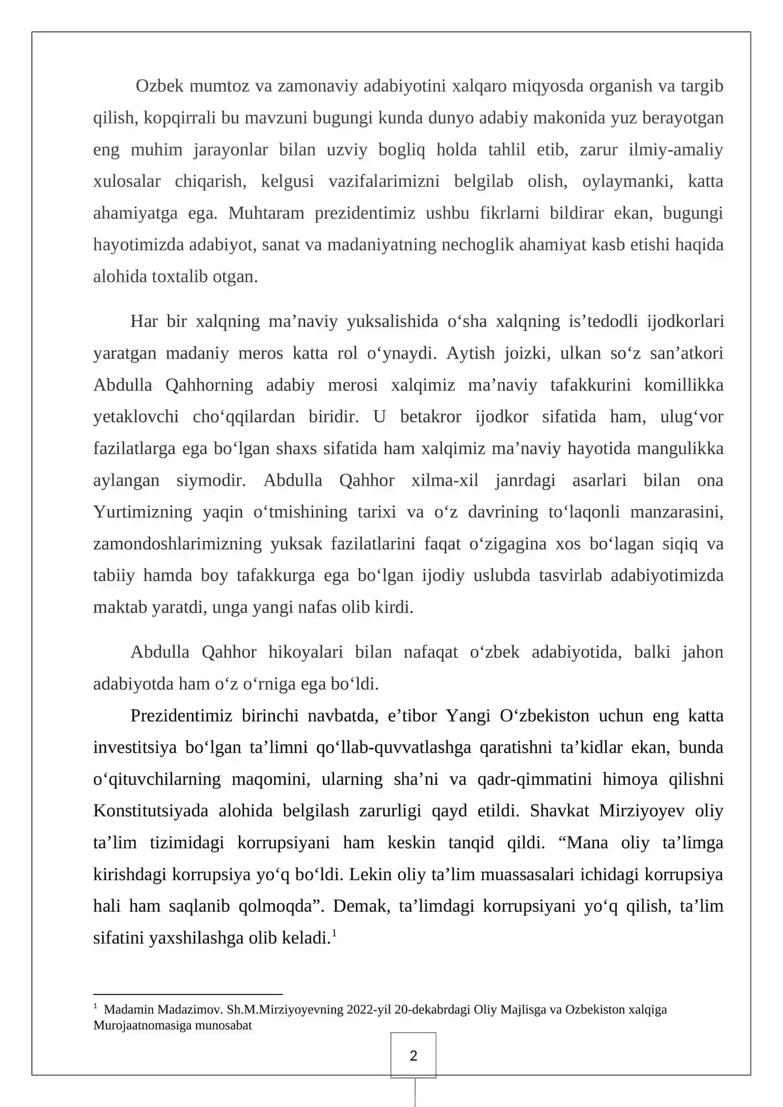 Abdulla Qahhor satirik hikoyalar ustasi" 4