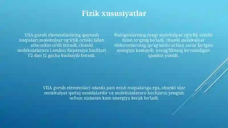 VII A guruh elementlarining xossalari 4