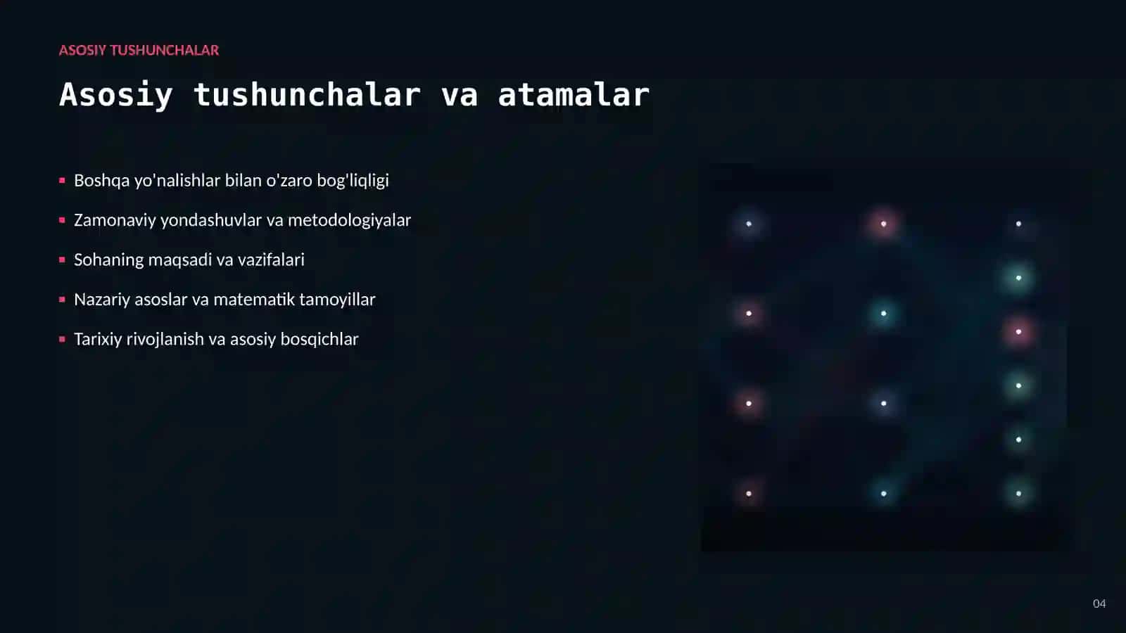 SUN'IY INTELLEKT • AI VA KATTA MA'LUMOTLAR 4