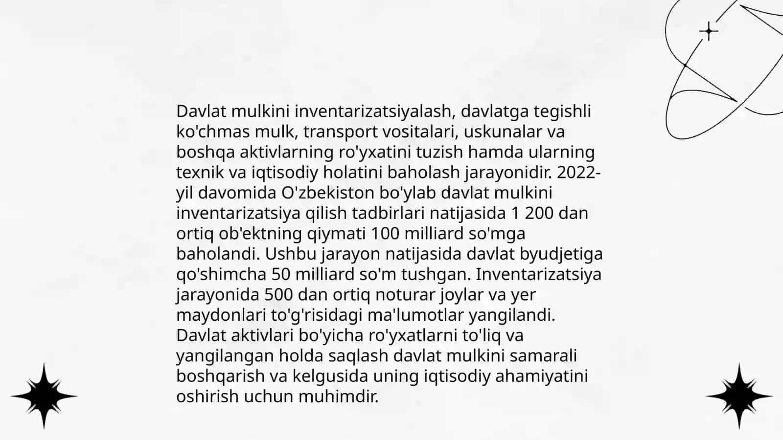 O'zbekiston mulkni davlat tasavrufidan chiqarish va xususiylashtirish jarayonini amalga oshirish bosqichlari 4