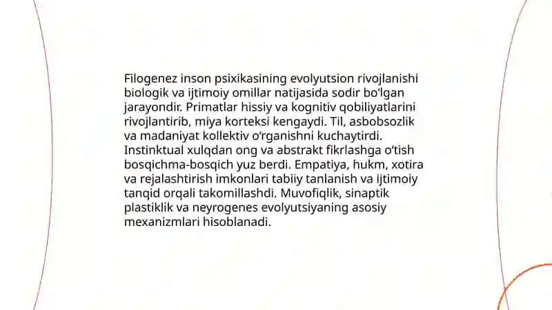Psixikaning biologik asoslari va nerv tizimi roli 4