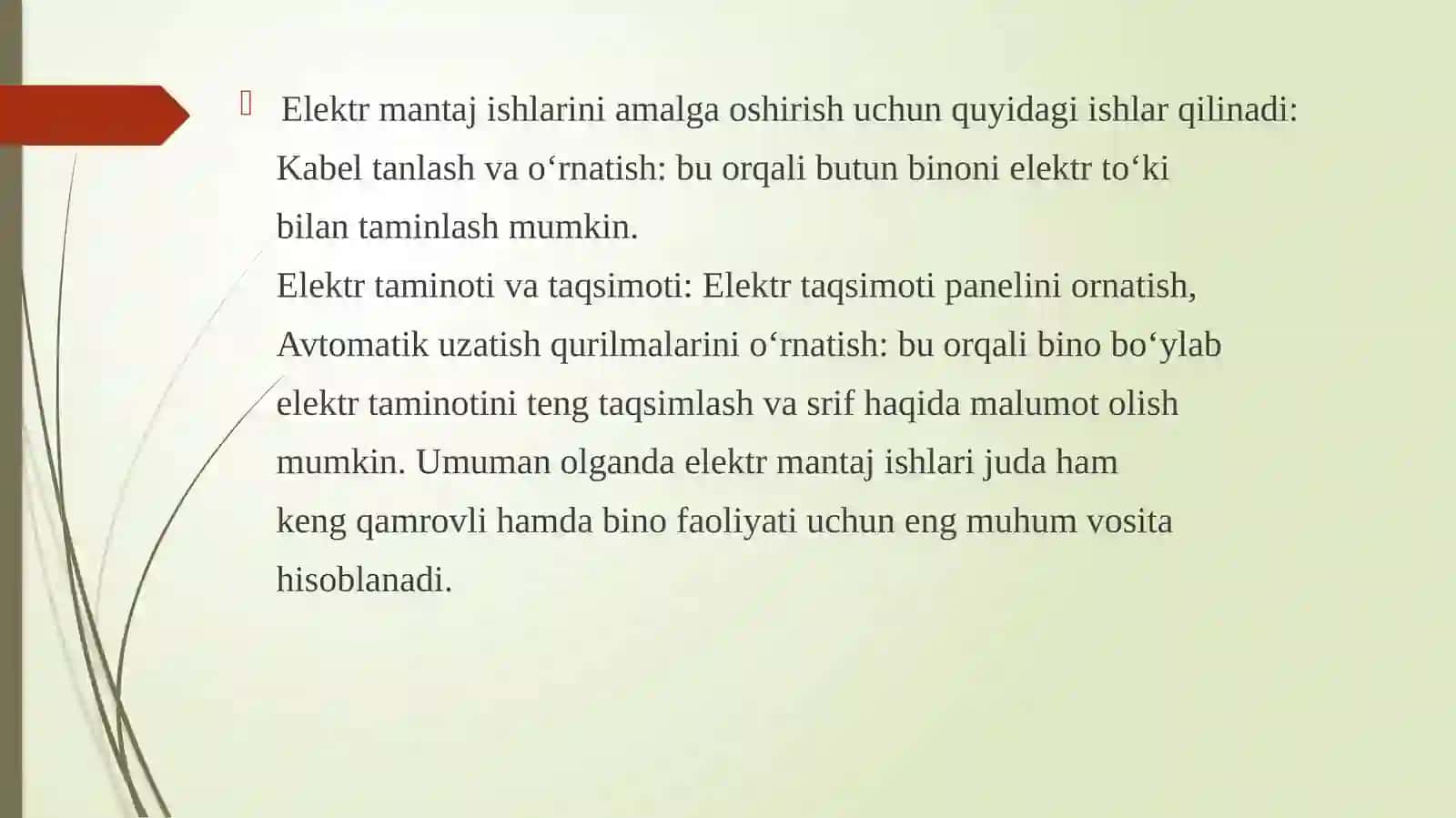 Qurilish mantaj ishlarining sifatini taminlash 4