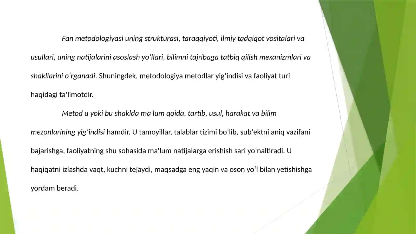 Metodologiya-anglash metodlari haqida bilim 4