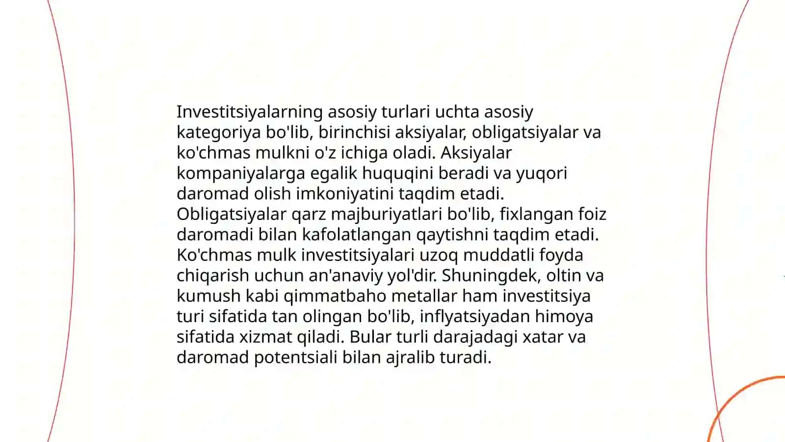 Investitsiyalarning iqtisodiy mohiyati va respublika iqtisodiyotidagi o'rni 4