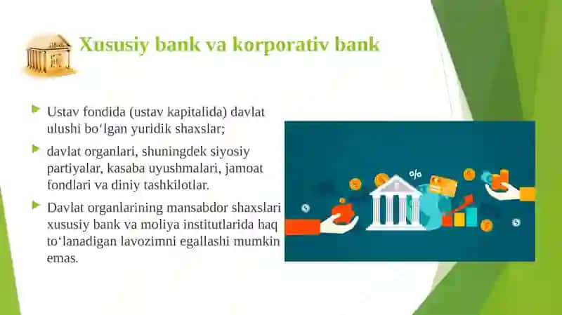 Xususiy bank va korporativ bank 4