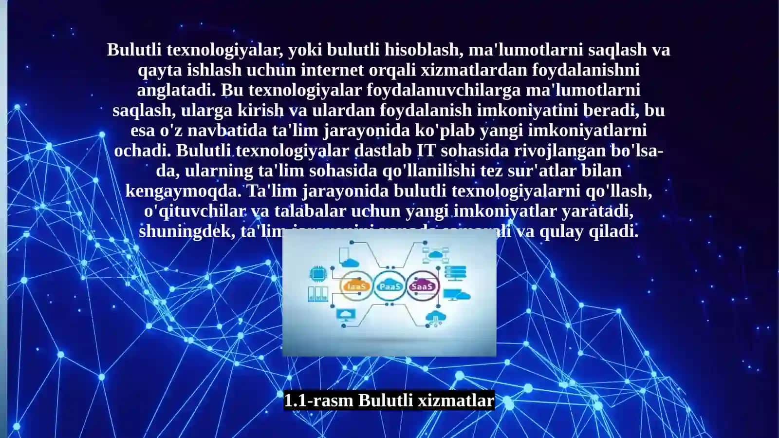 Ta’lim jarayonidabulutlitexnologiyalardanfoydalanish 4