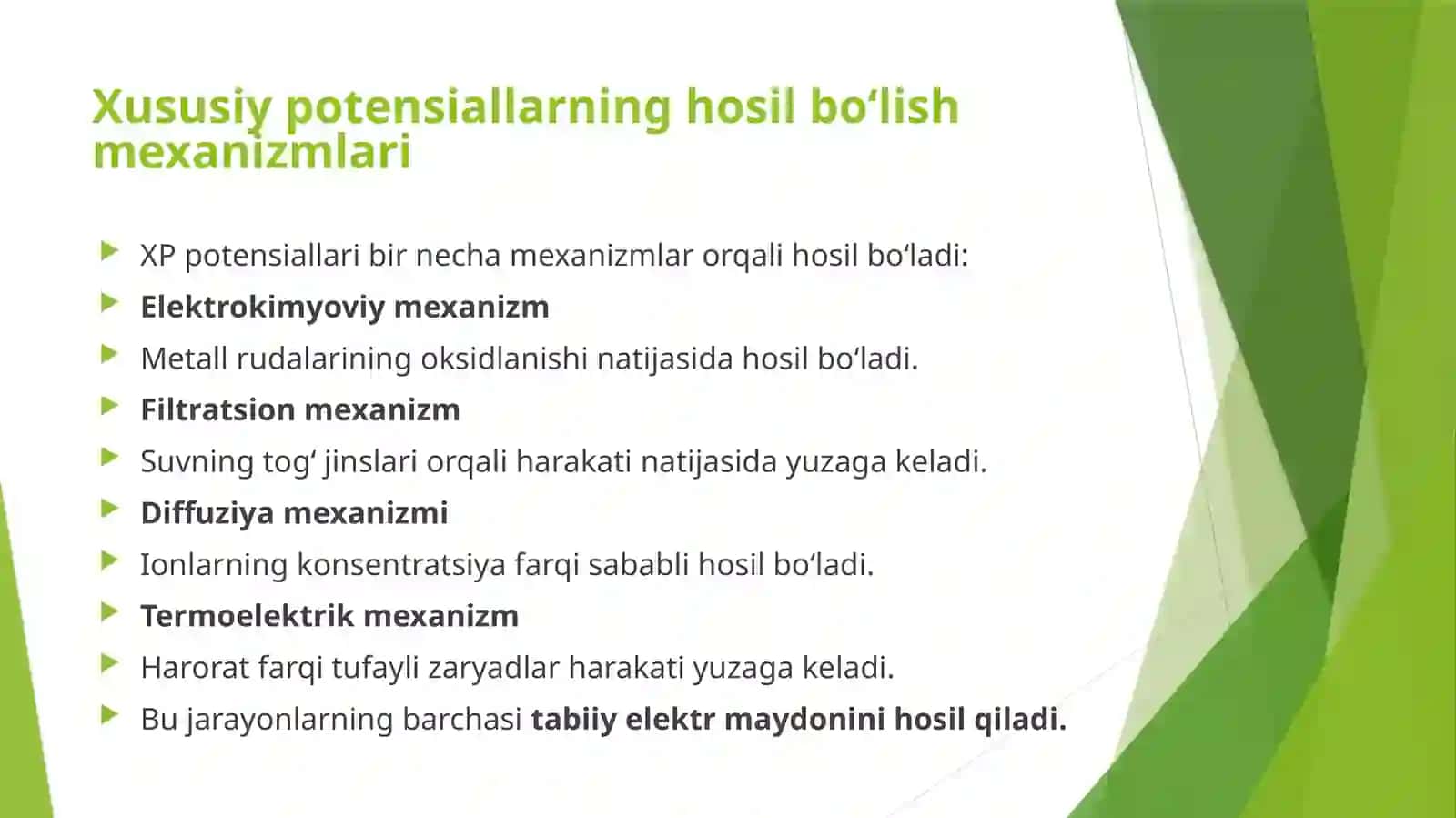 XUSUSIY QUTBLANISH POTENSIALLARI USULI 4
