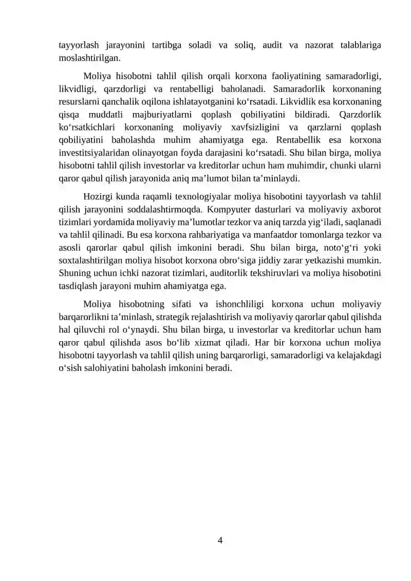 Moliyaviy Barqarorlikning Baholash Metodologiyasi 4
