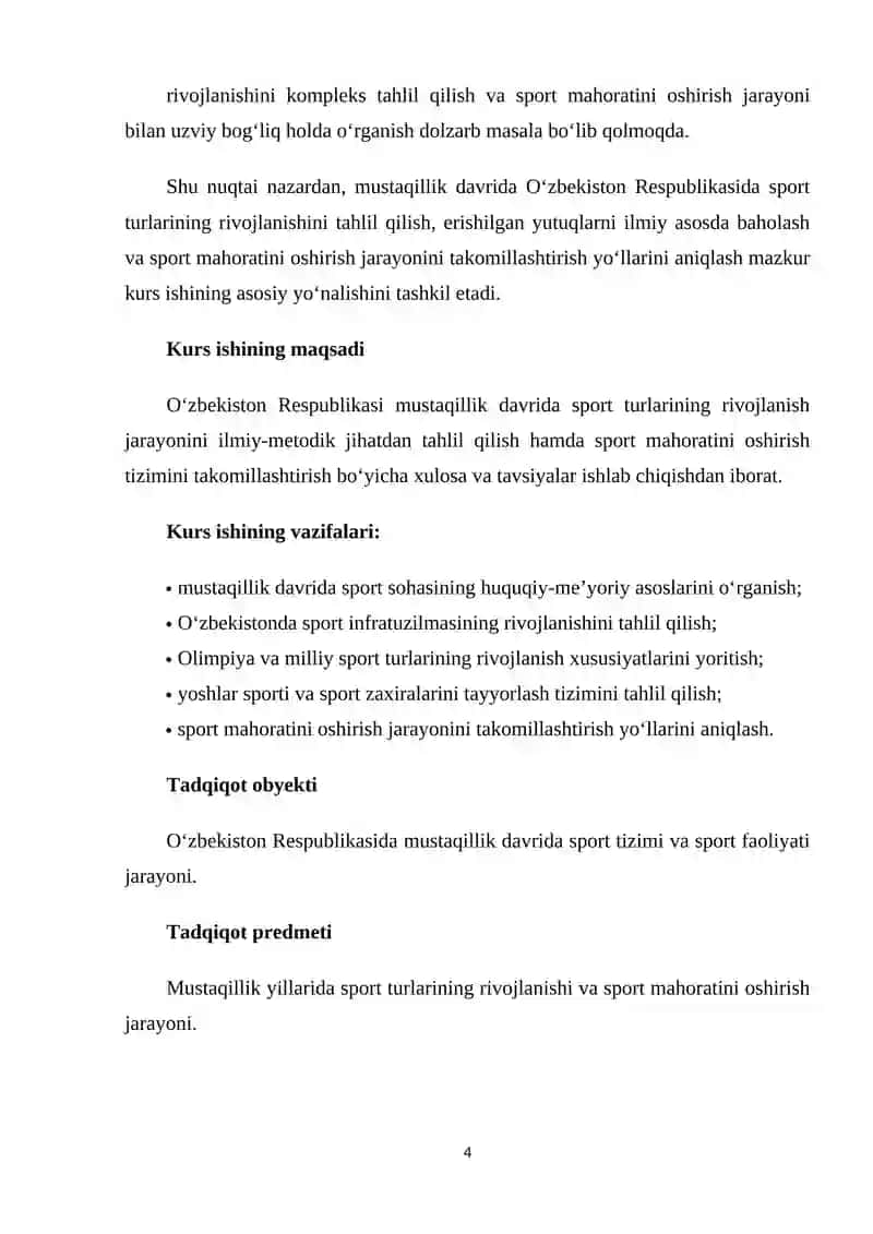 O‘zbekiston Respublikasi mustaqillik davrida sport turlarining rivojlanishi 4