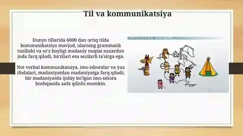 Dunyo xalqlari madaniyatidagi umumiylik va farqlar 4