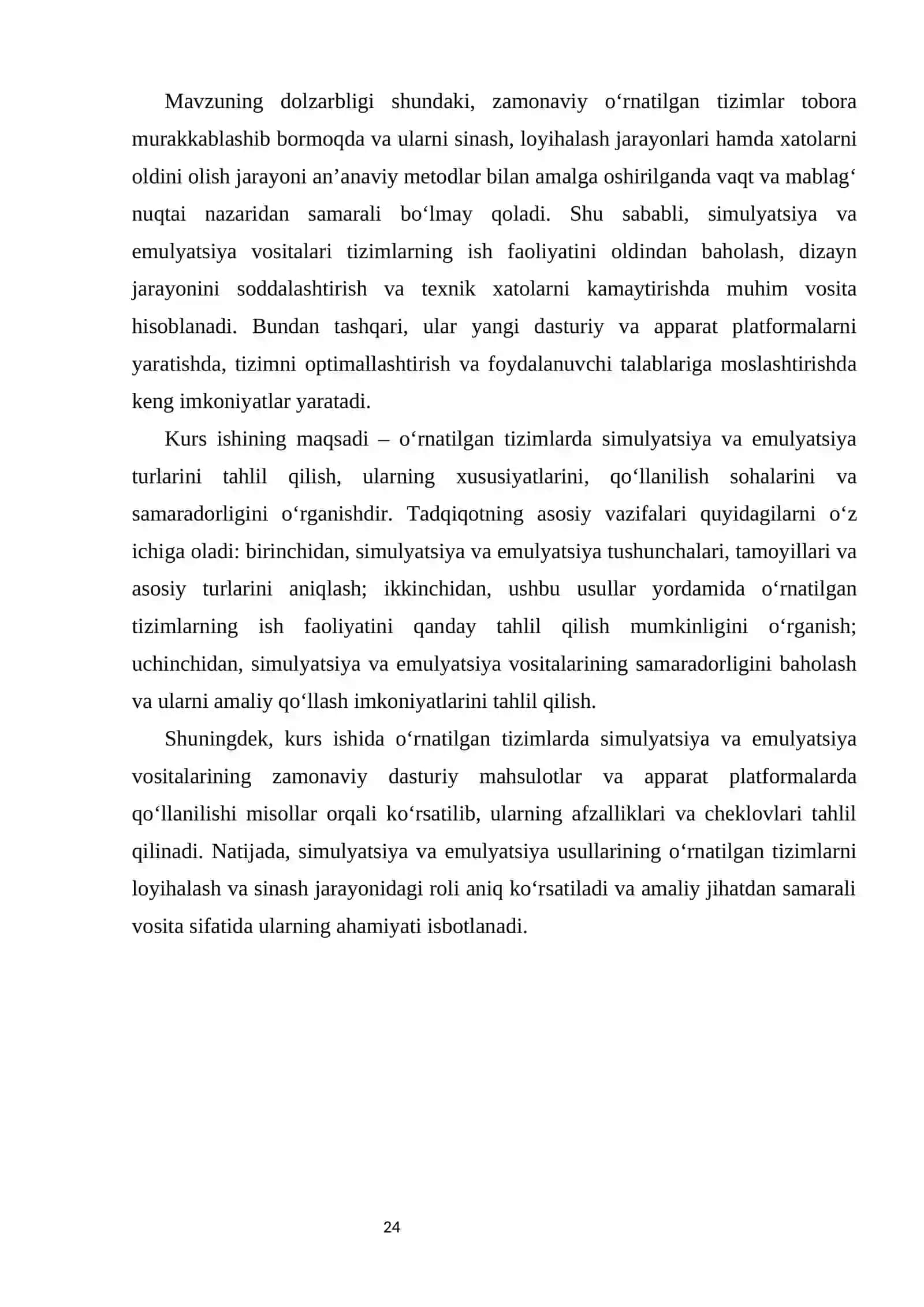 O’RNATILGAN TIZIMLARDA SIMMULATSIYA VA EMMULATSIYA TURLARI 4