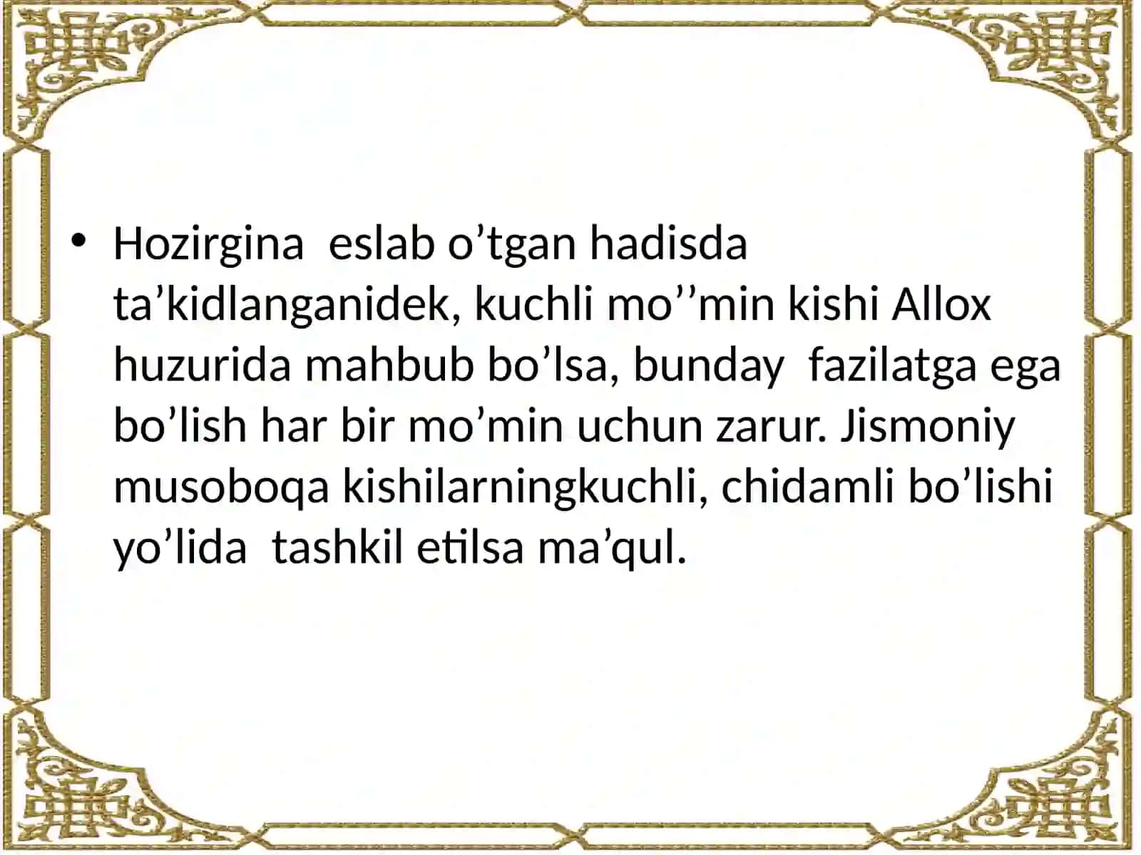 Sharqning buyuk allomalarixalq milliy o`yinlari haqida 4