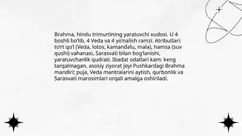 Xinduiylik ta'limoti va undagi uchlik ( trimurti) xudolari 4