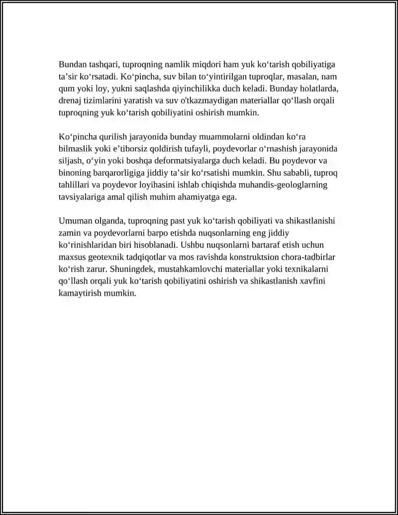 ZAMIN VA POYDEVORLARNI BARPO ETISHDA NUQSONLAR 4