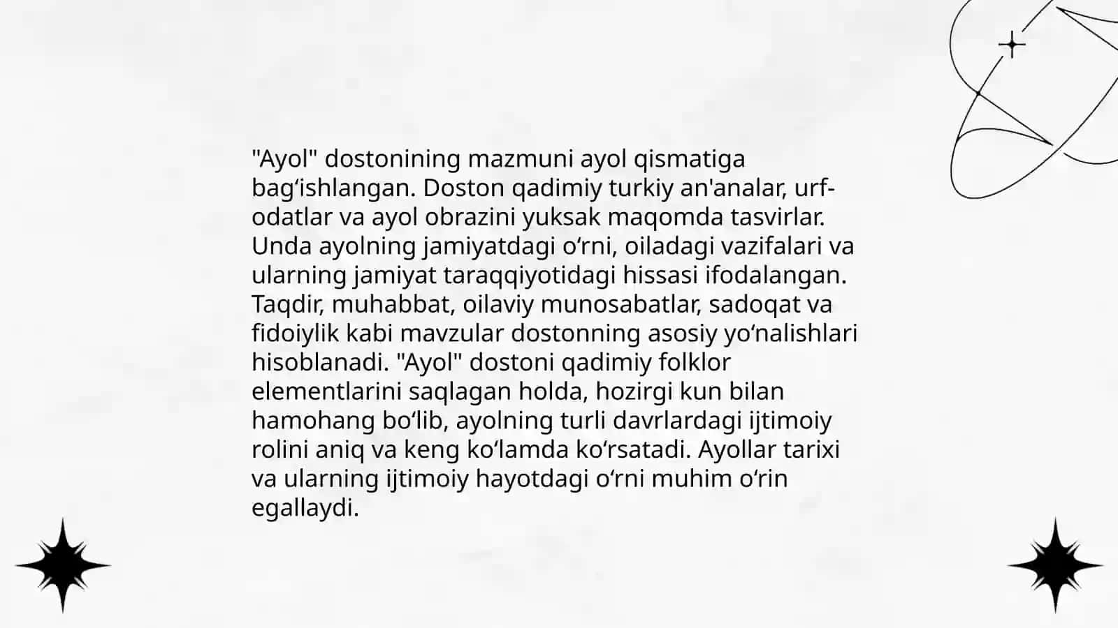 Zulfiya Qurolboy Qizi “Ayol” va “Quyosh men tomonda” 4