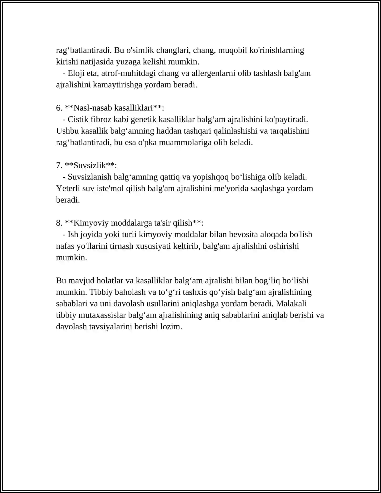 BALGʻAM AJRALISHI BILAN KECHADIGAN YUTAL SINDIROMI 4