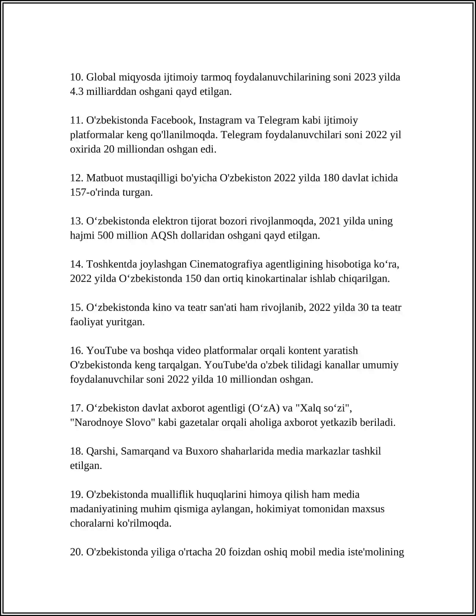 MEDIA MADANIYAT VA INNOVATSION PEDAGOGIK TEXNOLOGIYALAR 4