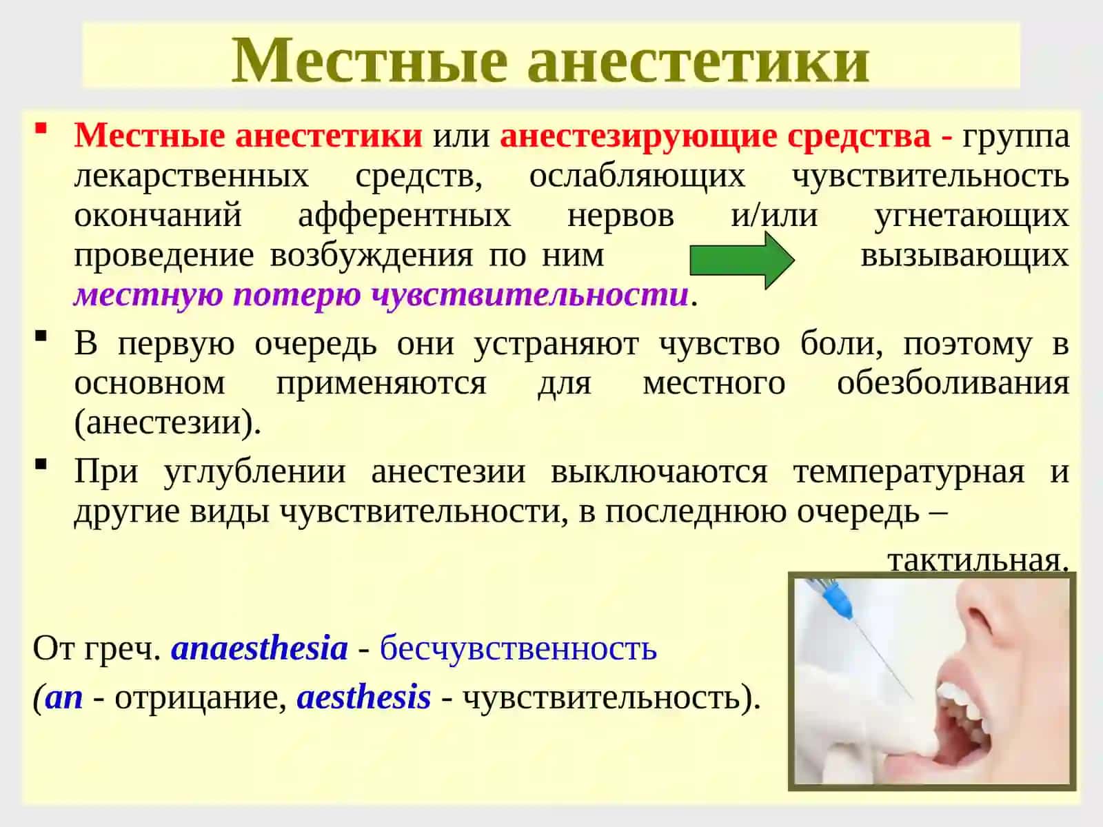 Средства, влияющие на афферентную иннервацию 4