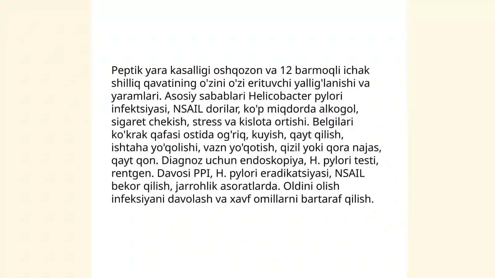 Ayirish a'zolarining kasalliklari 4