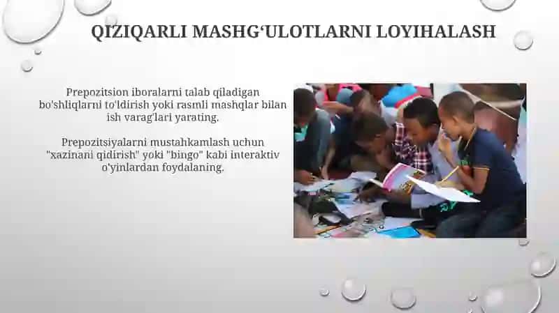Mashqlarni baholash va takomillashtirish 4