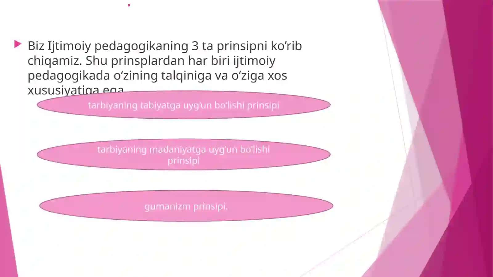 Ijtimoiy pedagogikaning tamoyillari, kategoriyalari va mexanizmlari 4