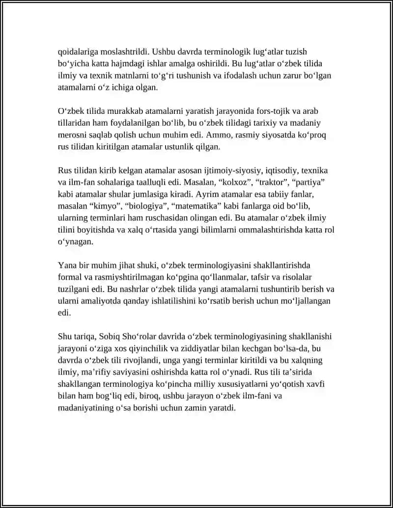 SOBIQ SHO‘ROLAR DAVRI O‘ZBEK TERMINOLOGIYASI 4