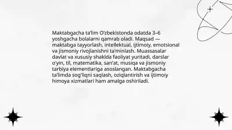 Oʻzbekiston Respublikasida Taʼlim tizimi 4