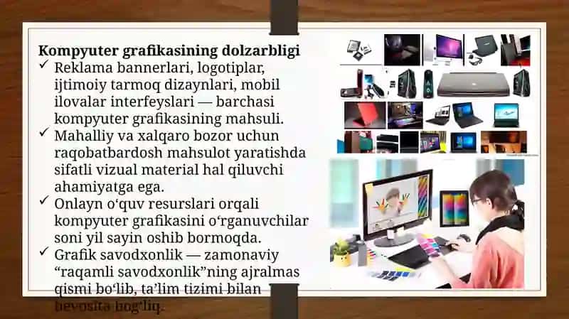 Kompyutergrafikasini o‘rgatuvchi web-sayt yaratish 4