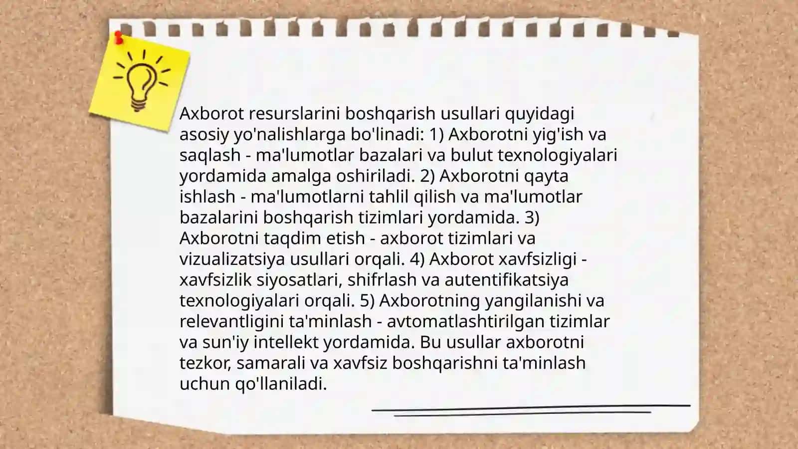 Kutubxona-axborot faoliyatini boshqarish usullari 4