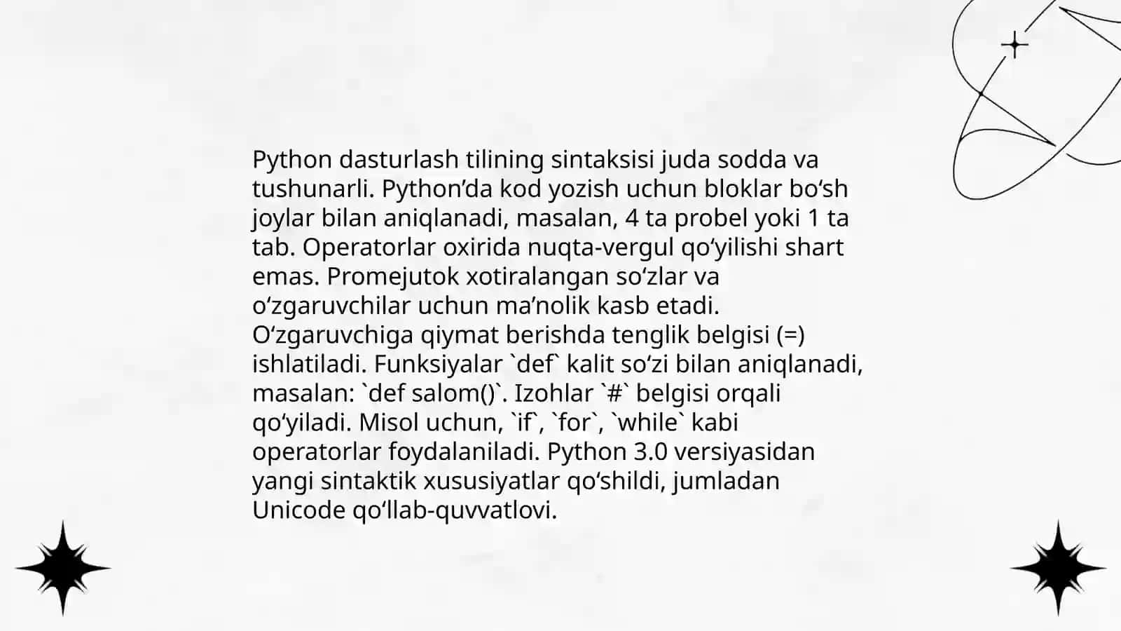 Pythonda meros olish 4