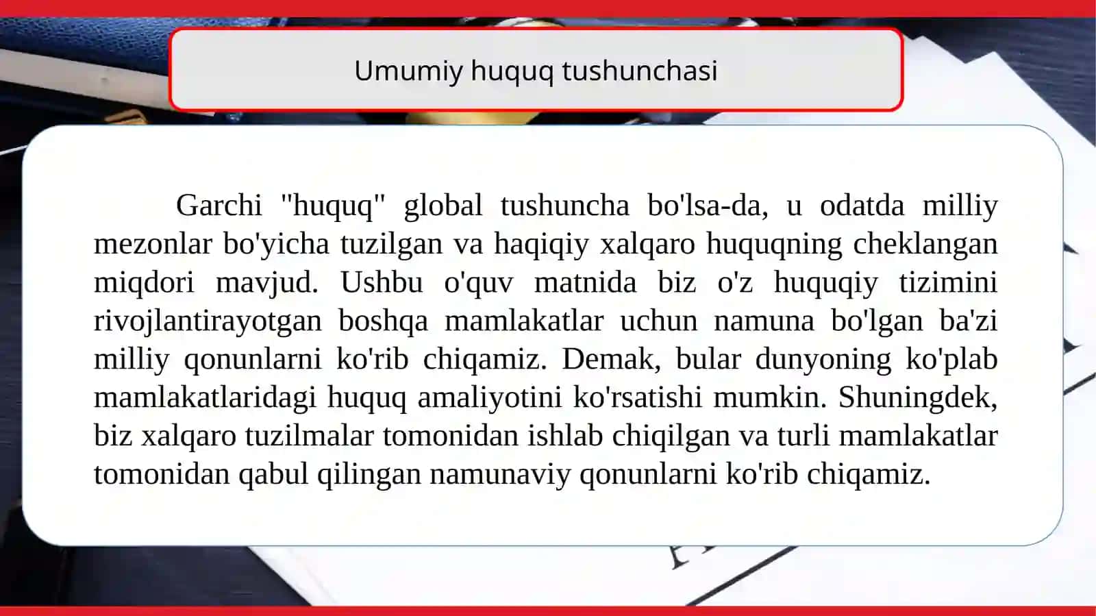 Biznes, siyosiy va huquqiy tizimlar 4
