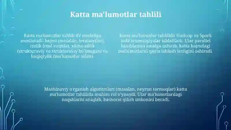 Raqamli iqtisodiyotning asosiy texnologiyalari 4