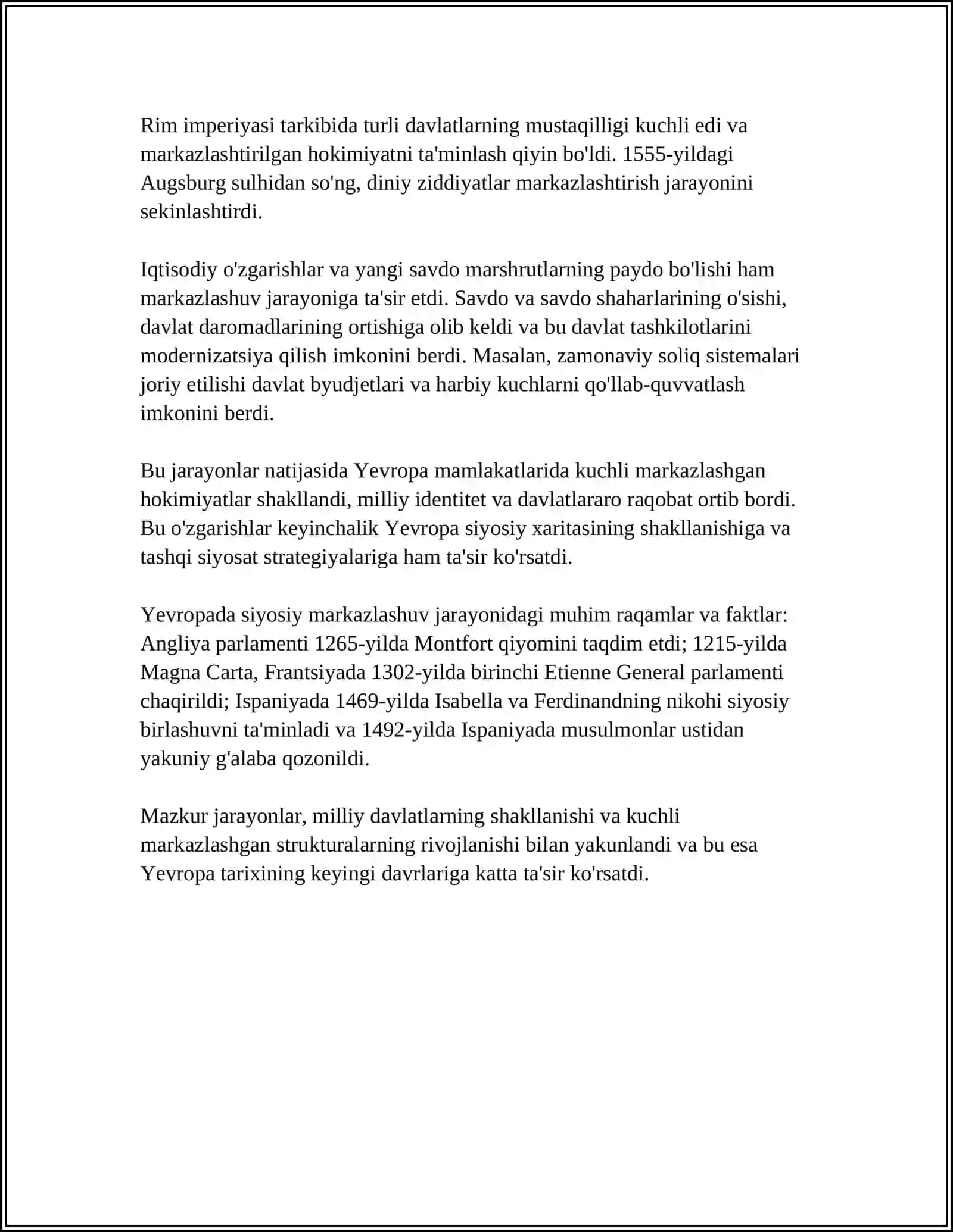 MERKANTILIZMNING VUJUDGA KELISH SHART-SHAROITLARI 4